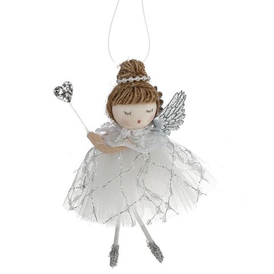 Изделие декоративное подвесное &quot;Ангел&quot;, L7 W3 H15 см, 4в.