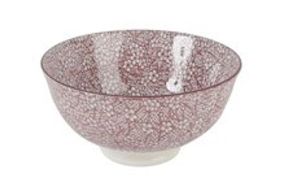 Old fashion damson color bowl 15cm