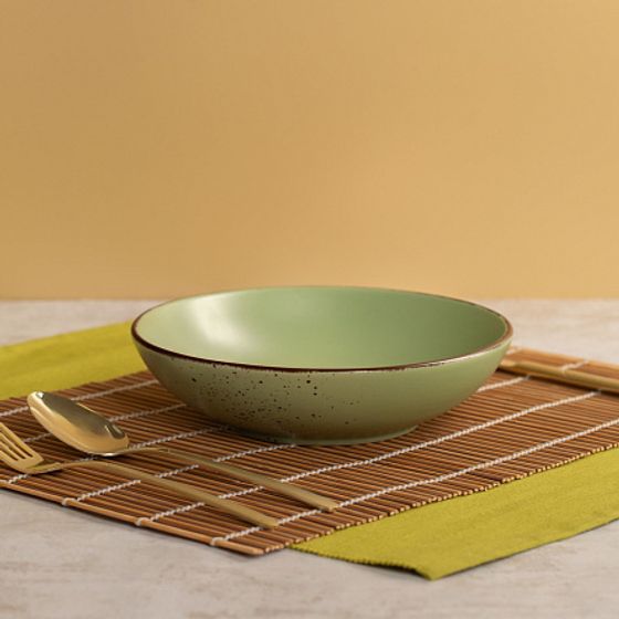 Тарелка суповая OH!SPLASH зеленый 20.5см 660мл