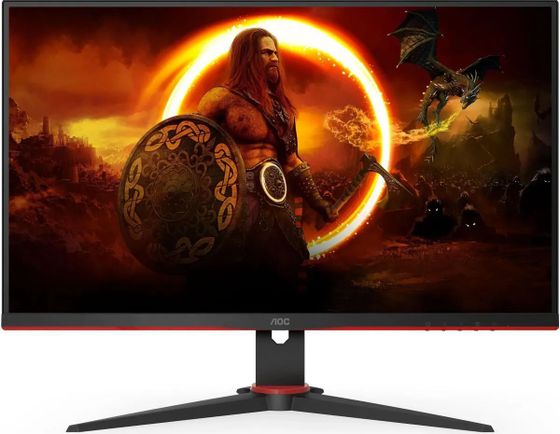 Монитор 23.8&quot; Aoc Gaming Panel черный/красный IPS 1920x1080 165Гц (24G2SPAE)
