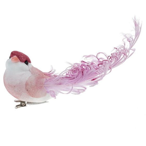 Изделие декоративное &quot;Птичка&quot;, L13 W4 H5 см, 2в.