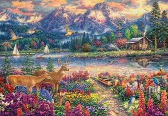 Castorland Puzzle 1500 element?w Spring mountain majesty