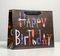 !Пакет крафтовый 2 штуки горизонтальный «Happy birthday», ML 27 × 23 × 11.5 см