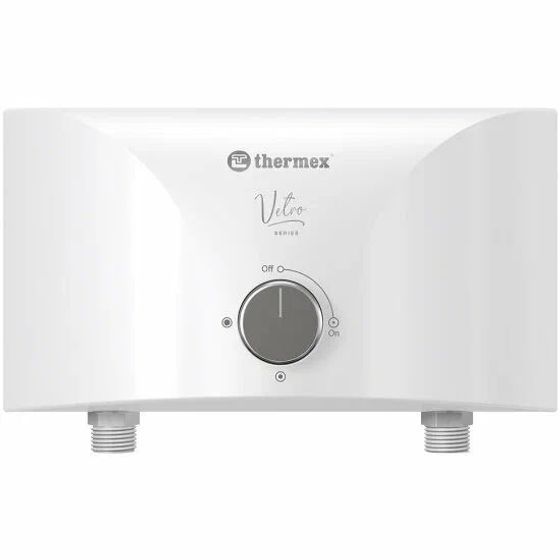 Водонагреватель Thermex Vetro 5500 tap проточный электрический кран белый