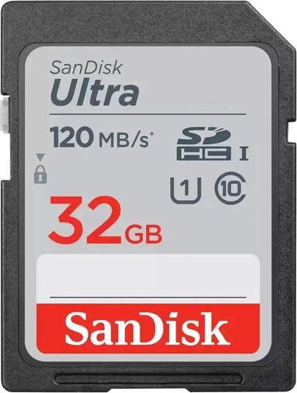 Карта памяти SDHC 32GB SanDisk Ultra (SDSDUN4-032G-GN6IN)