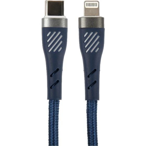 Кабель Perfeo USB Type-C(m) - Lightning(m) POWER 1м синий (C1003)