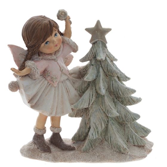 Фигурка декоративная &quot;Девочка-фея&quot;, L12 W7 H12,5 см