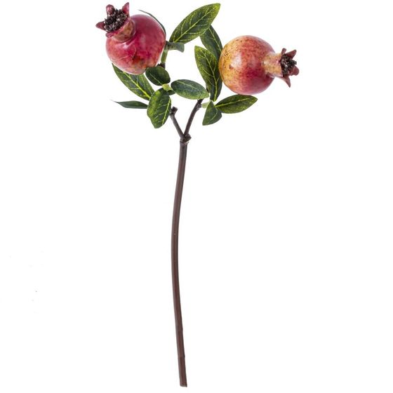 Ветка искусственная &quot;Гранат&quot;, L10 W7 H31 см, 2в.