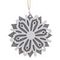Украшение новогоднее &quot;Снежинка&quot;, L10 W10 H22 см, 3в.
