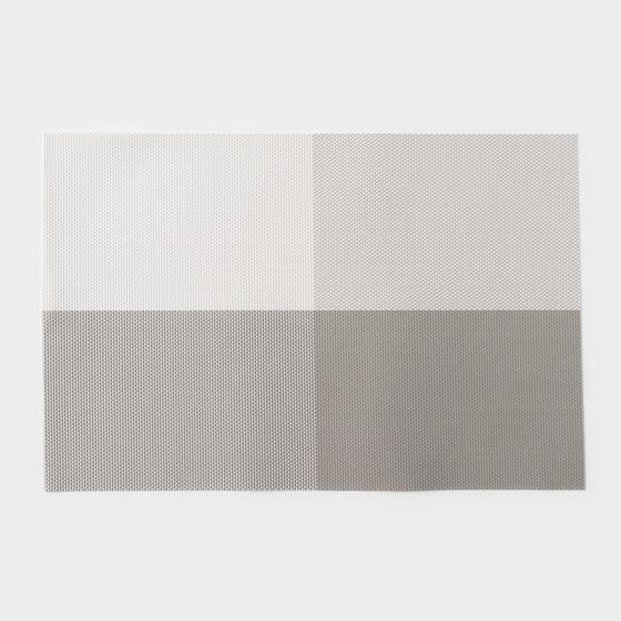 Салфетка сервировочная на стол «Настроение», 45×30 см, серая