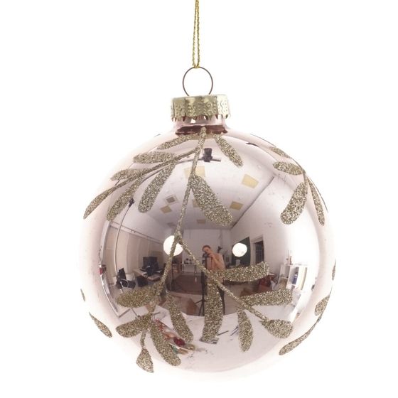 Украшение новогоднее "Шар", L8 W8 H9 см, 2в.