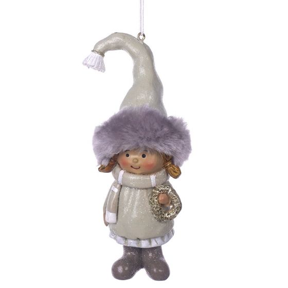 Фигурка декоративная подвесная &quot;Дети&quot;,  L6 W5 H13 см, 2в.