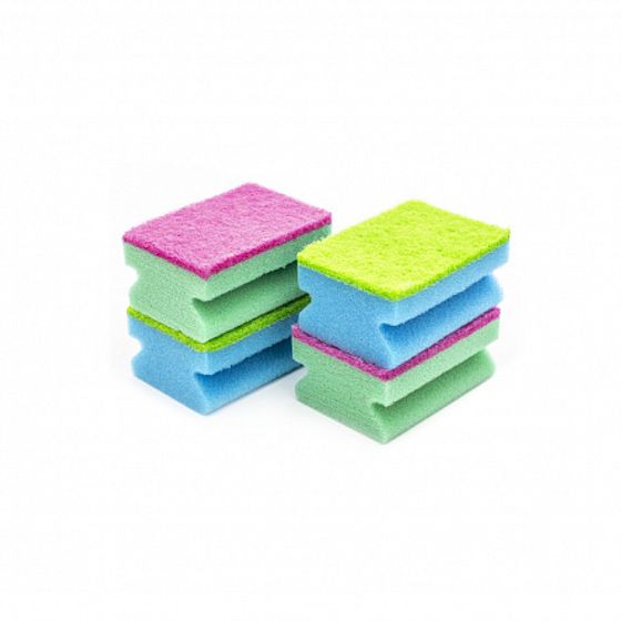 Губка Колорс 4шт
