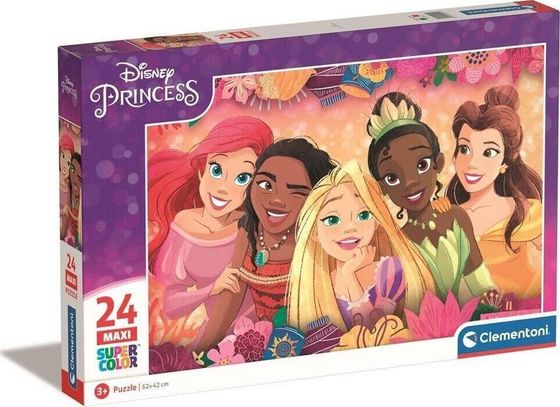 Clementoni Puzzle 24 szt. Super Maxi Kolor Disney Princess (24241)