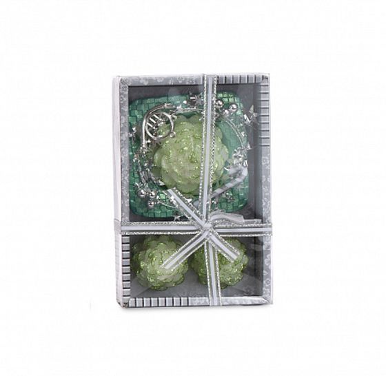 Набор свечей НОВОГОДНИЙ 17х11х5см