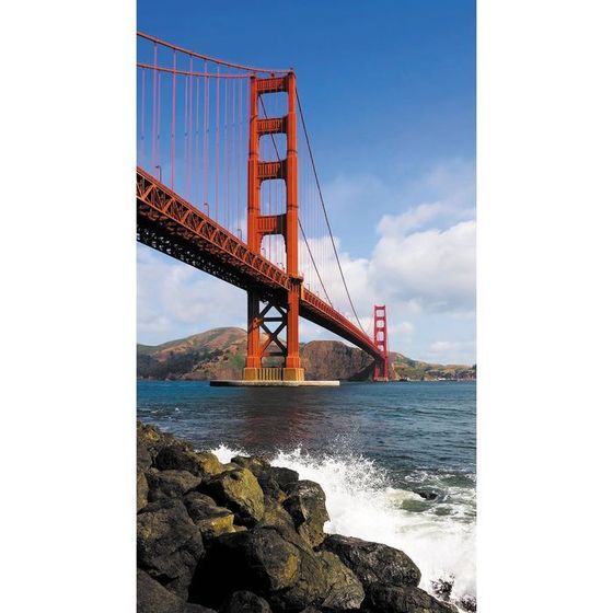 Фотообои &quot;Мост Golden Gate&quot; 1-А-112 (1 полотно), 150х270 см