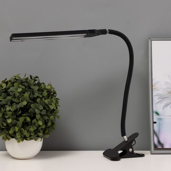 Настольная лампа &quot;Семи&quot; LED 5Вт 6000К черный 7,5х10,5х65 см
