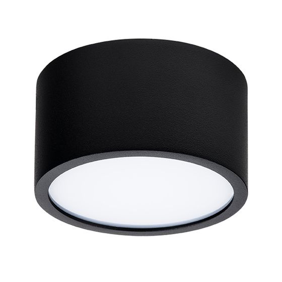 213917 Светильник ZOLLA CYL LED-RD 10W 780LM ЧЕРНЫЙ 4000K IP44