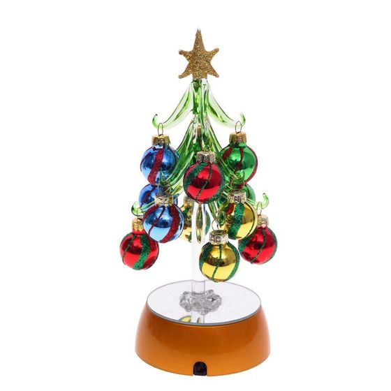 Изделие декоративное с подсветкой &quot;Ёлочка&quot;, L10 W10 H20 см, (3хАА н/п), 4в.