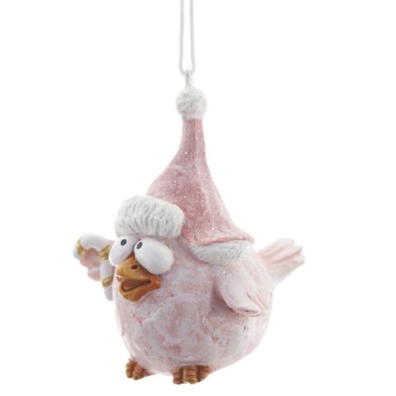 Фигурка декоративная подвесная "Птичка",   L5 W5,5 H5 см, 2в.