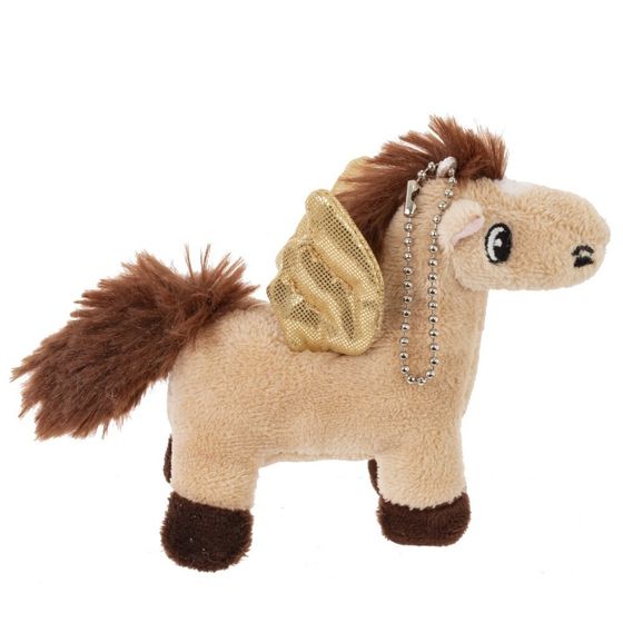 Игрушка набивная &quot;Лошадка&quot;, с цепочкой, L14 W6 H10 см, 2в.