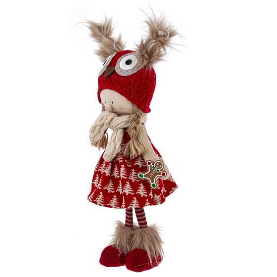 Игрушка набивная &quot;Девочка&quot;, L15 W10 H53 см, 2в.