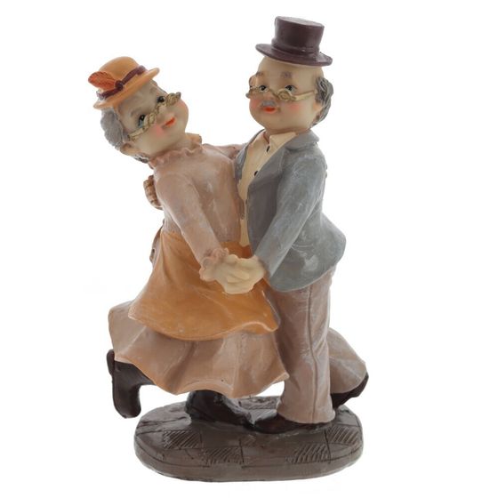 Фигурка декоративная &quot;Бабушка с дедушкой&quot;, Д11 Ш7 В18 см, 2в.