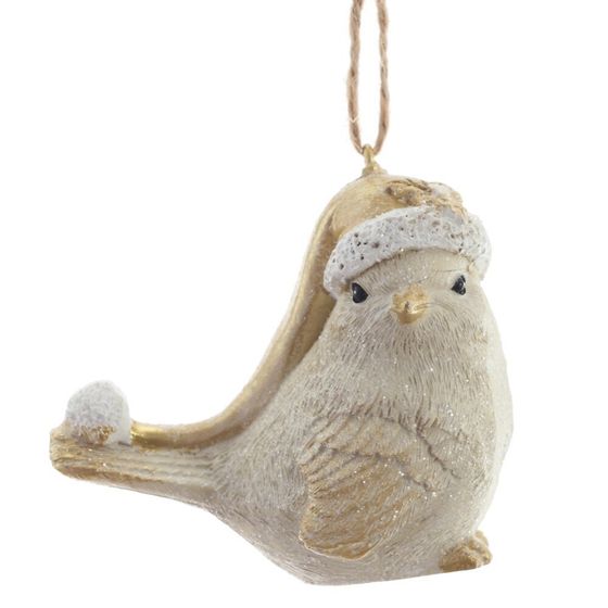 Фигурка декоративная подвесная &quot;Птичка&quot;,   L6,5 W3,5 H6 см, 2в.