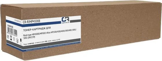 Картридж лазерный CopyRite CR-RIMP4500E 842239 черный (30000стр.) для Ricoh type MP4500E/MP5002 Aficio MP3500/4500/4000/5000/4001/5001/5002