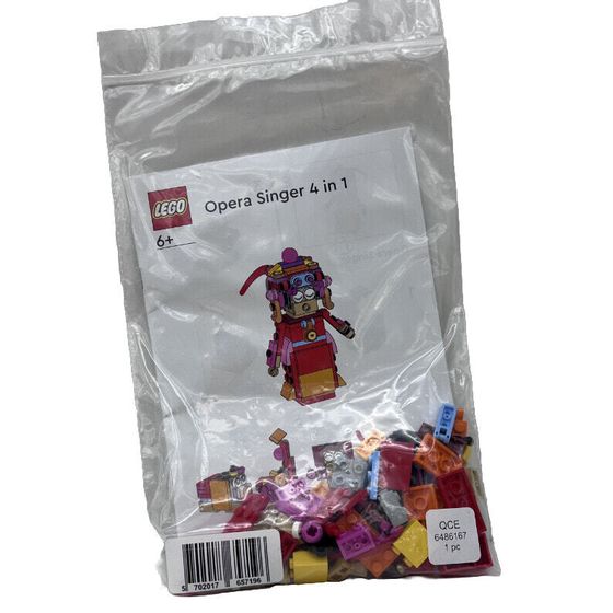 LEGO Opera Singer 4-в-1 пазл-сумка строительные блоки 97 шт. 6486167
