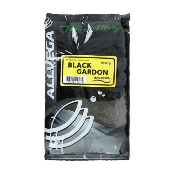 Прикормка Allvega Team Allvega Black Gardon, черная плотва, 1 кг