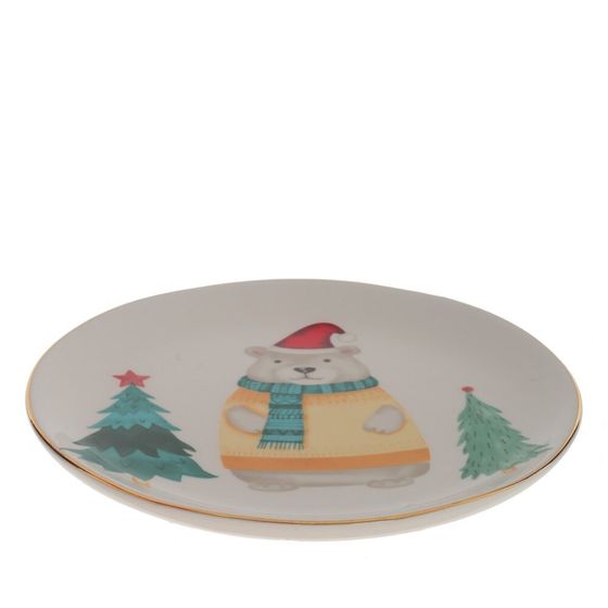 Тарелка, L15,5 W15,5 H2 см