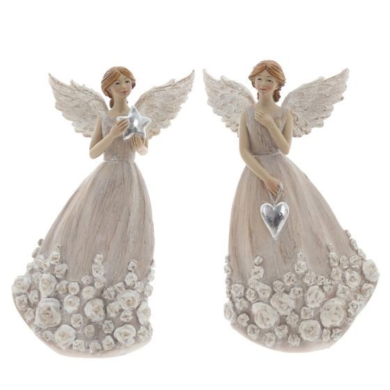 Фигурка декоративная &quot;Ангел&quot;, L10 W6,5 H17 см, 2в.