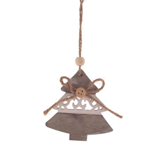 Украшение новогоднее &quot;Елка&quot;, L8 W1,5 H9,5 см, 2в.