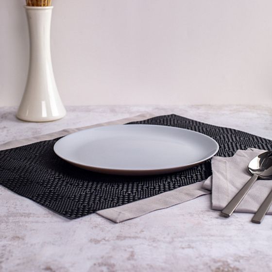 Столовый набор ДИВАЛИ БЛЭК&ГРАНИТ 19 предметов