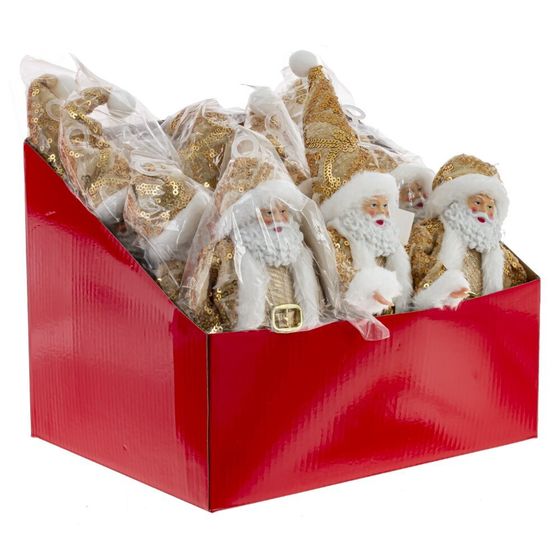 Дед Мороз, L10 W4 H17 см, 2в.