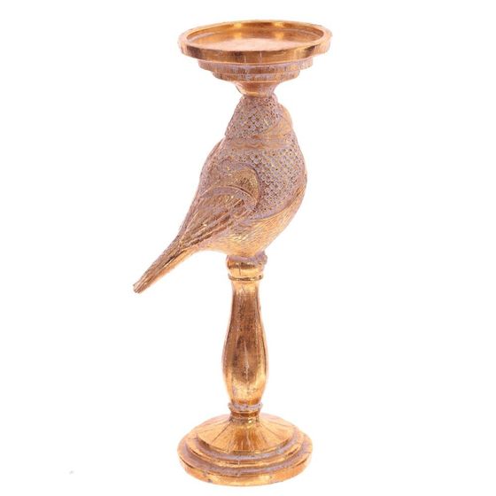 Подсвечник &quot;Птица&quot;, L12 W8,5 H26,5 см