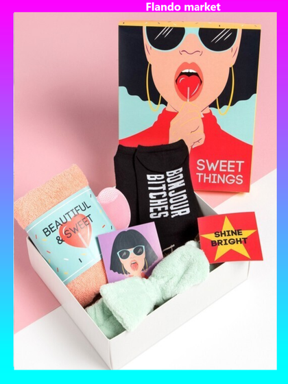 !Набор подарочный &quot;Sweet things&quot; полотенце и аксессуары