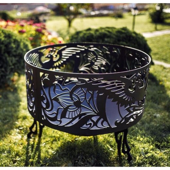 !09 Костровая чаша "Жар-птица" 65 х 65 х 52см