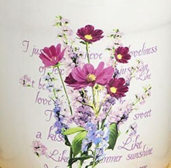 !09 Баночка для специй с ложечкой 13x12x12 см. керамика цвет сиреневый