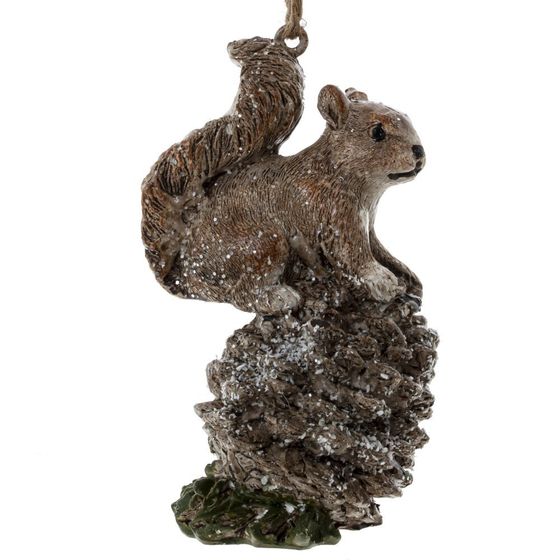 Изделие декоративное подвесное &quot;Белочка&quot;, L7 W6 H9,5 см, 2в.