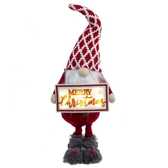 Игрушка набивная с подсветкой &quot;Гном&quot;, L18 W10 H51 см, 2в.