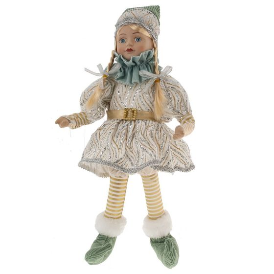 Игрушка набивная &quot;Эльф&quot; (муз, движ), L15 W11 H43 см (полка 23 см.)