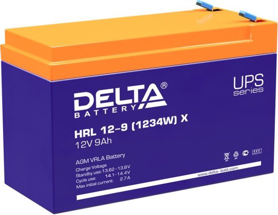 Батарея для ИБП Delta HRL 12-9 (1234W) X 12В 9Ач