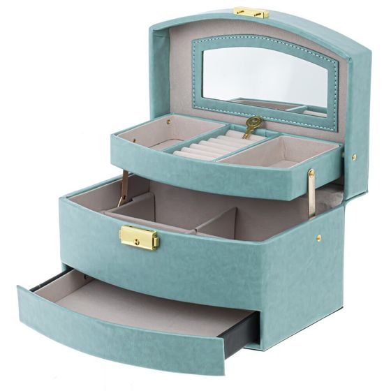 Шкатулка-автомат для украшений, Д22 Ш16 В13 см