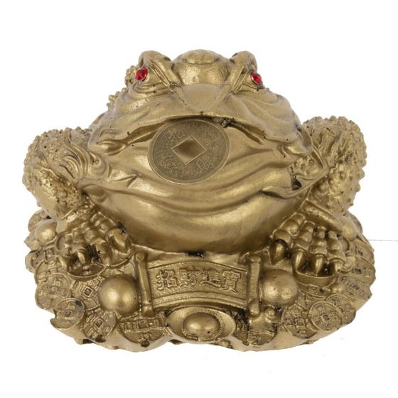 Фигурка декоративная &quot;Лягушка денежная&quot;, L9 W8,5 H6,5 см