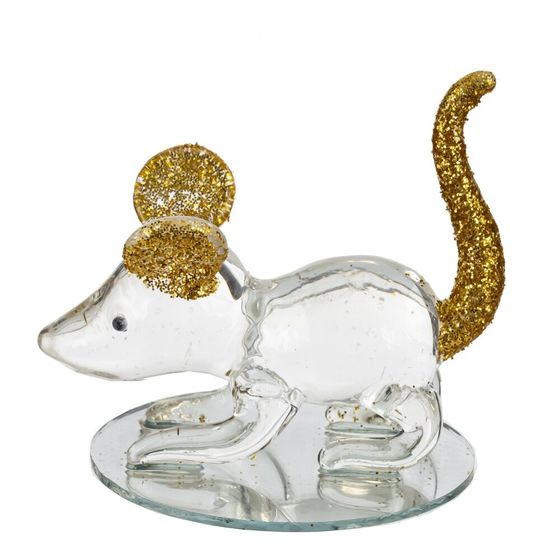 Фигурка декоративная "Мышь", L4 W4 H4,5 см