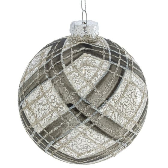 Набор из 9шт Украшение новогоднее &quot;Шар&quot;, D 10 см, L33 W32 H10,5 см