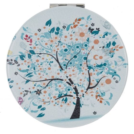 Зеркало карманное, Д7 Ш7 В1 см, 4в.