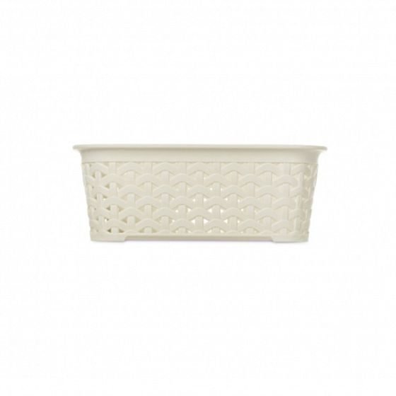 Корзина RATTAN слоновая кость 14х19х7см